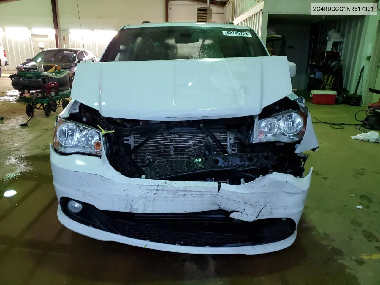 2019 Dodge Grand Caravan Sxt VIN: 2C4RDGCG1KR517331 Lot: 48745734