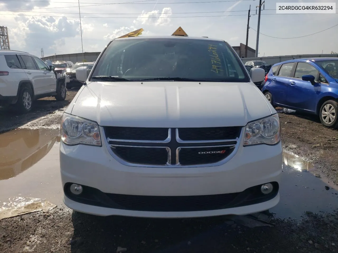 2019 Dodge Grand Caravan Sxt VIN: 2C4RDGCG4KR632294 Lot: 49766244