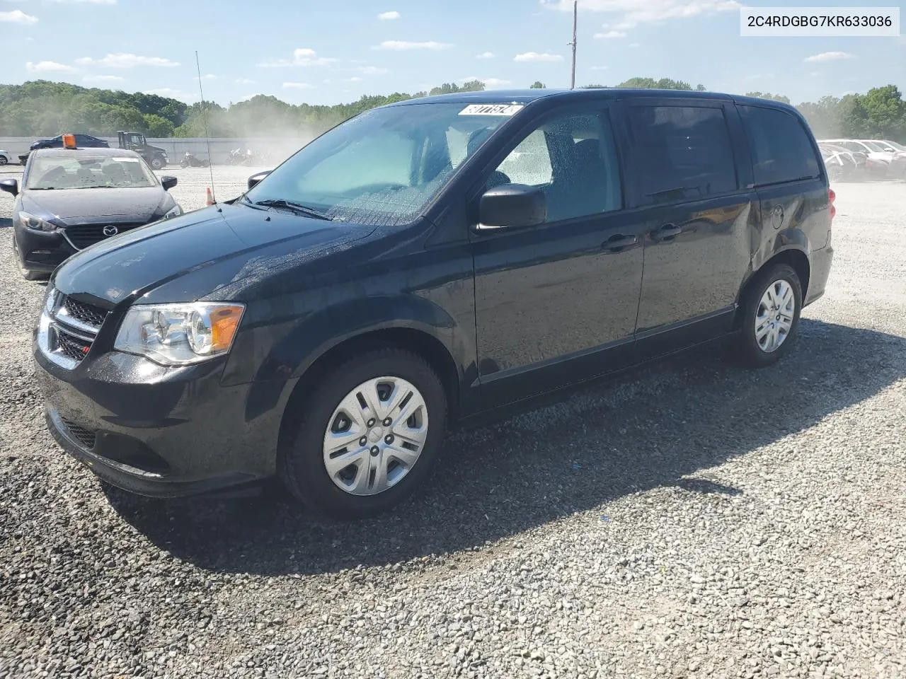 2C4RDGBG7KR633036 2019 Dodge Grand Caravan Se