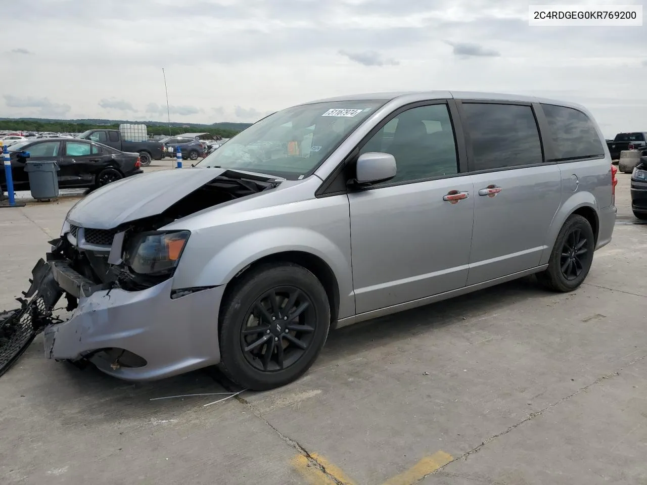 2019 Dodge Grand Caravan Gt VIN: 2C4RDGEG0KR769200 Lot: 51167974