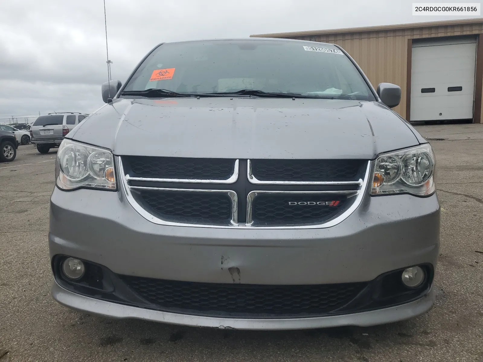 2019 Dodge Grand Caravan Sxt VIN: 2C4RDGCG0KR661856 Lot: 51260574