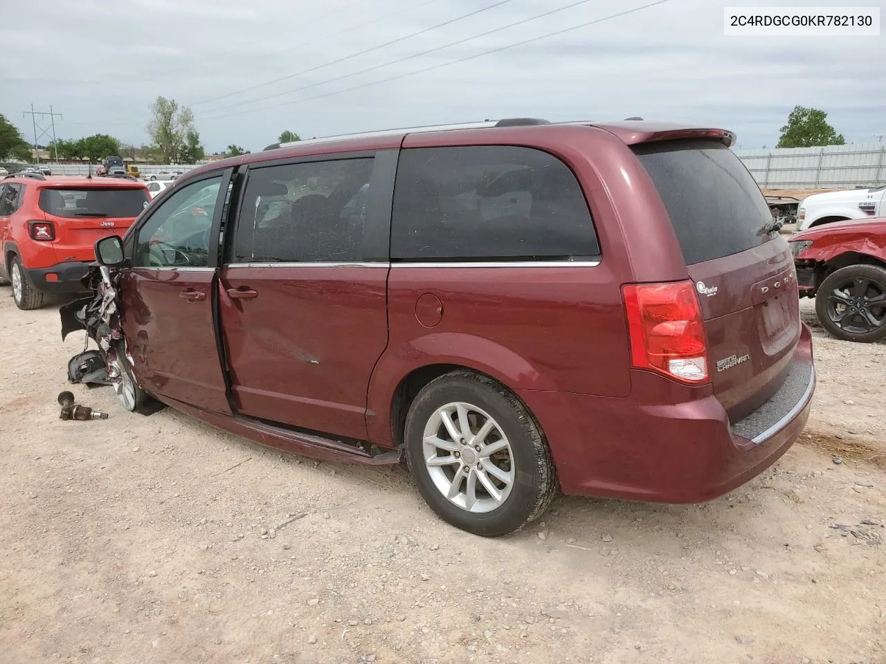 2019 Dodge Grand Caravan Sxt VIN: 2C4RDGCG0KR782130 Lot: 51392724