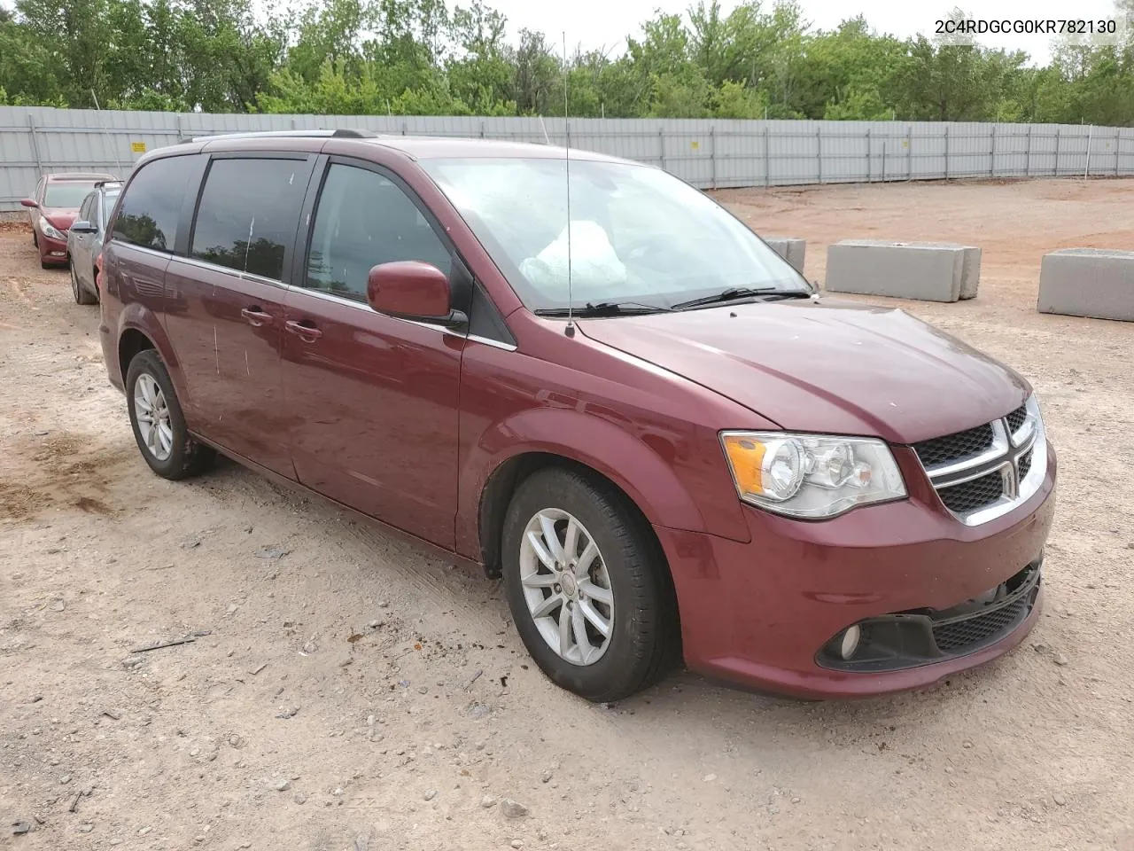 2019 Dodge Grand Caravan Sxt VIN: 2C4RDGCG0KR782130 Lot: 51392724