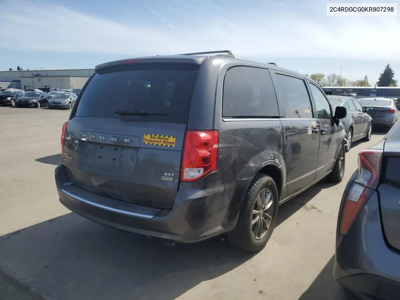 2C4RDGCG0KR807298 2019 Dodge Grand Caravan Sxt