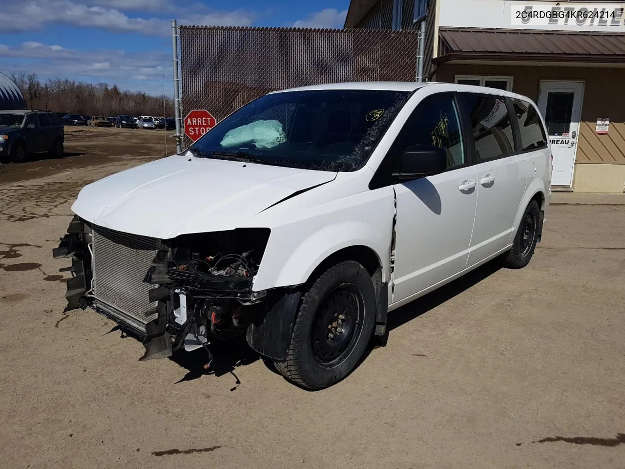 2019 Dodge Grand Caravan Se VIN: 2C4RDGBG4KR624214 Lot: 51719614