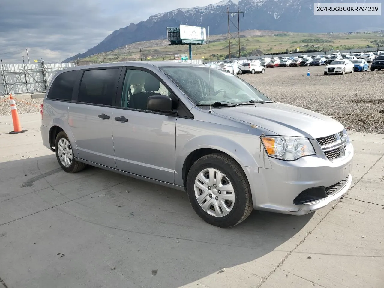 2019 Dodge Grand Caravan Se VIN: 2C4RDGBG0KR794229 Lot: 52240534