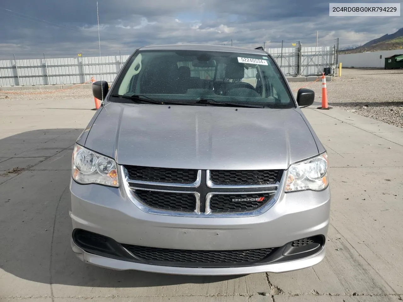 2C4RDGBG0KR794229 2019 Dodge Grand Caravan Se