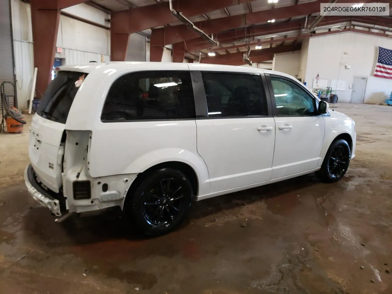 2019 Dodge Grand Caravan Gt VIN: 2C4RDGEG6KR760128 Lot: 52418484