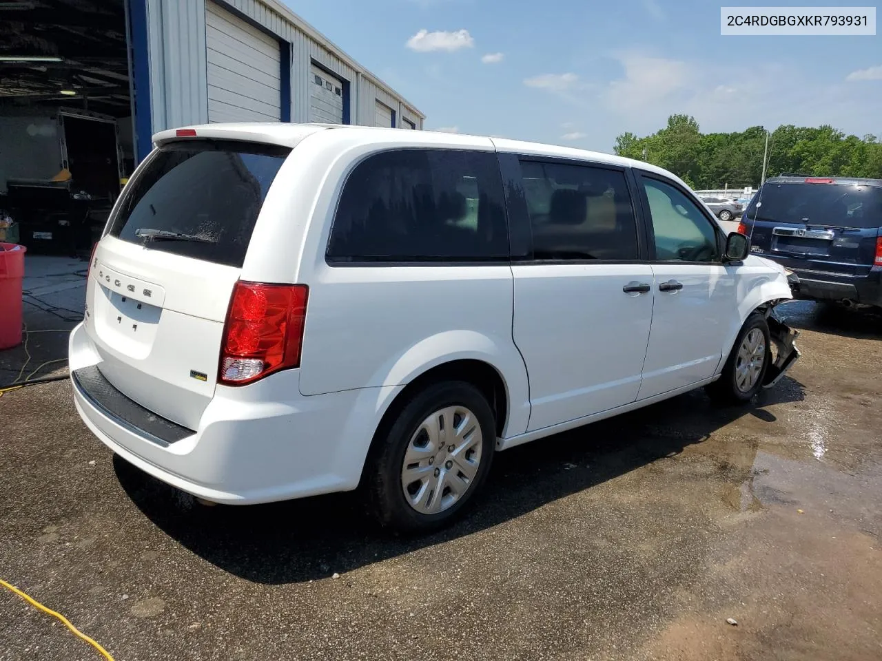 2C4RDGBGXKR793931 2019 Dodge Grand Caravan Se