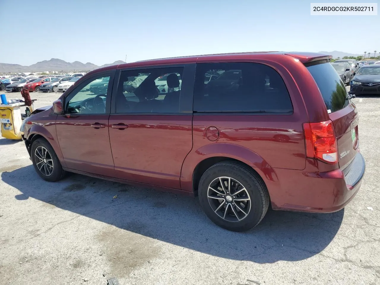 2019 Dodge Grand Caravan Sxt VIN: 2C4RDGCG2KR502711 Lot: 53123014