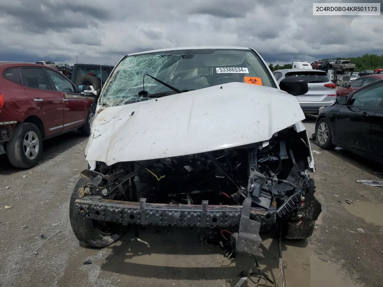 2C4RDGBG4KR501173 2019 Dodge Grand Caravan Se