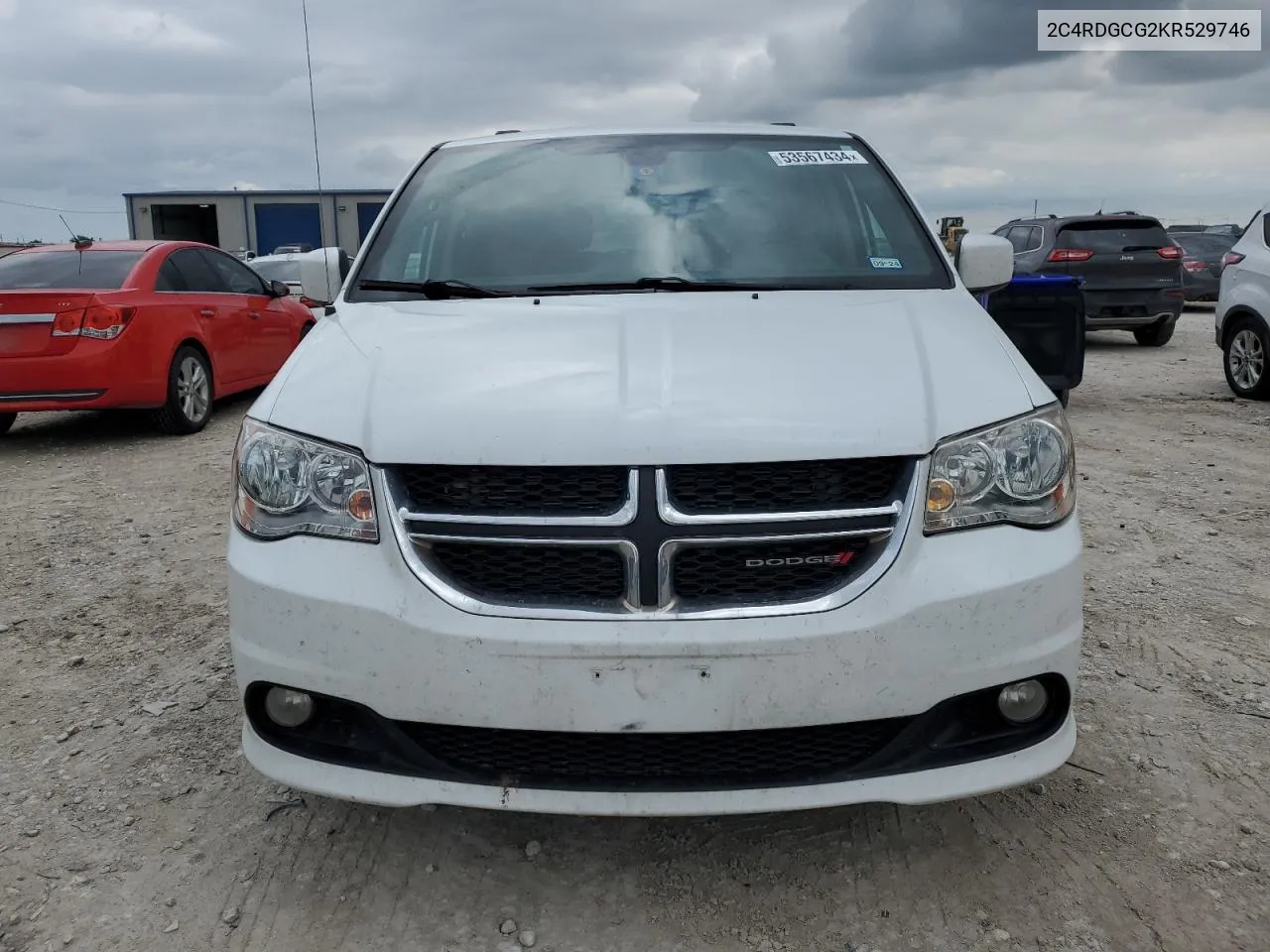 2C4RDGCG2KR529746 2019 Dodge Grand Caravan Sxt