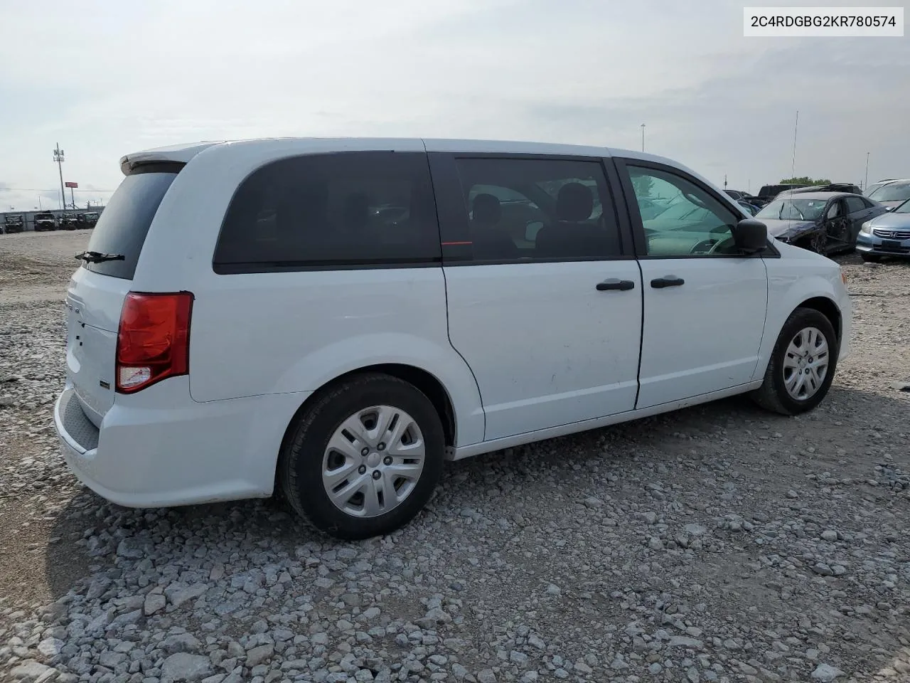 2C4RDGBG2KR780574 2019 Dodge Grand Caravan Se