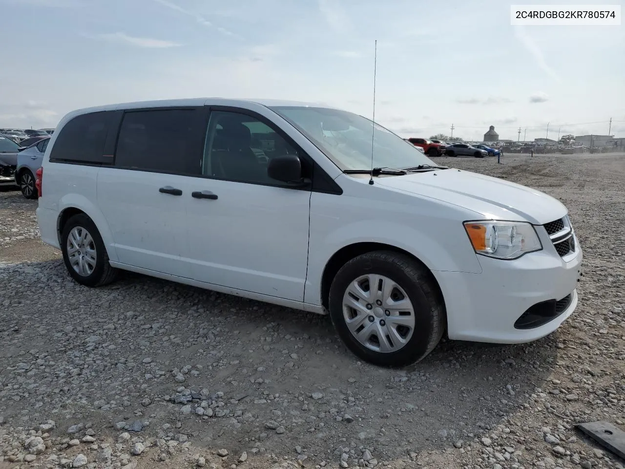 2019 Dodge Grand Caravan Se VIN: 2C4RDGBG2KR780574 Lot: 53599564