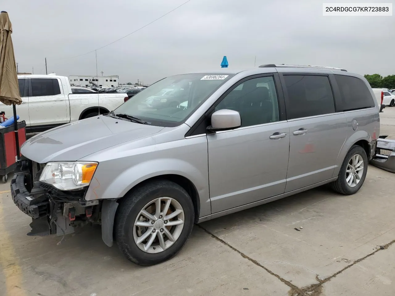 2C4RDGCG7KR723883 2019 Dodge Grand Caravan Sxt