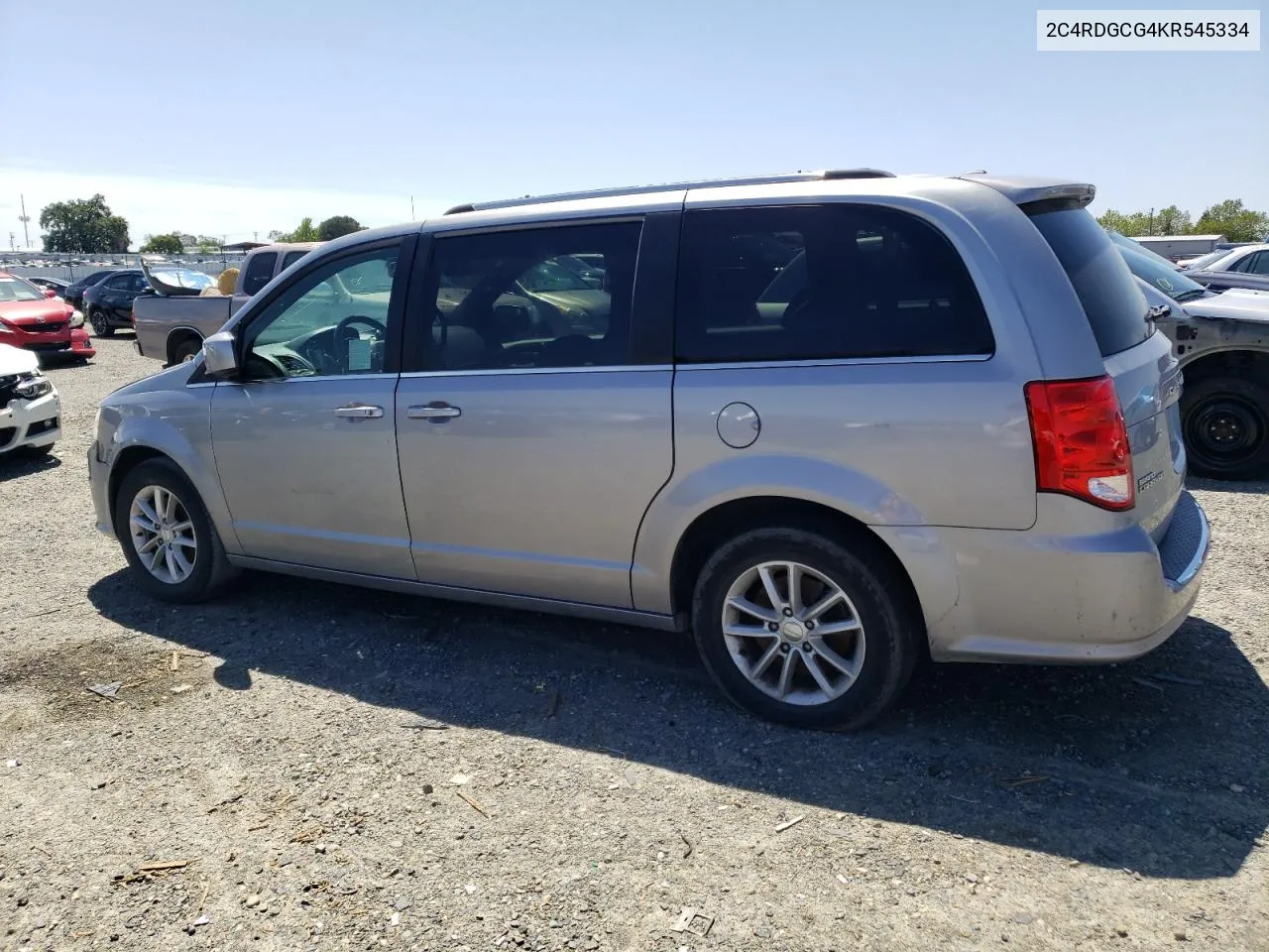 2019 Dodge Grand Caravan Sxt VIN: 2C4RDGCG4KR545334 Lot: 53715874