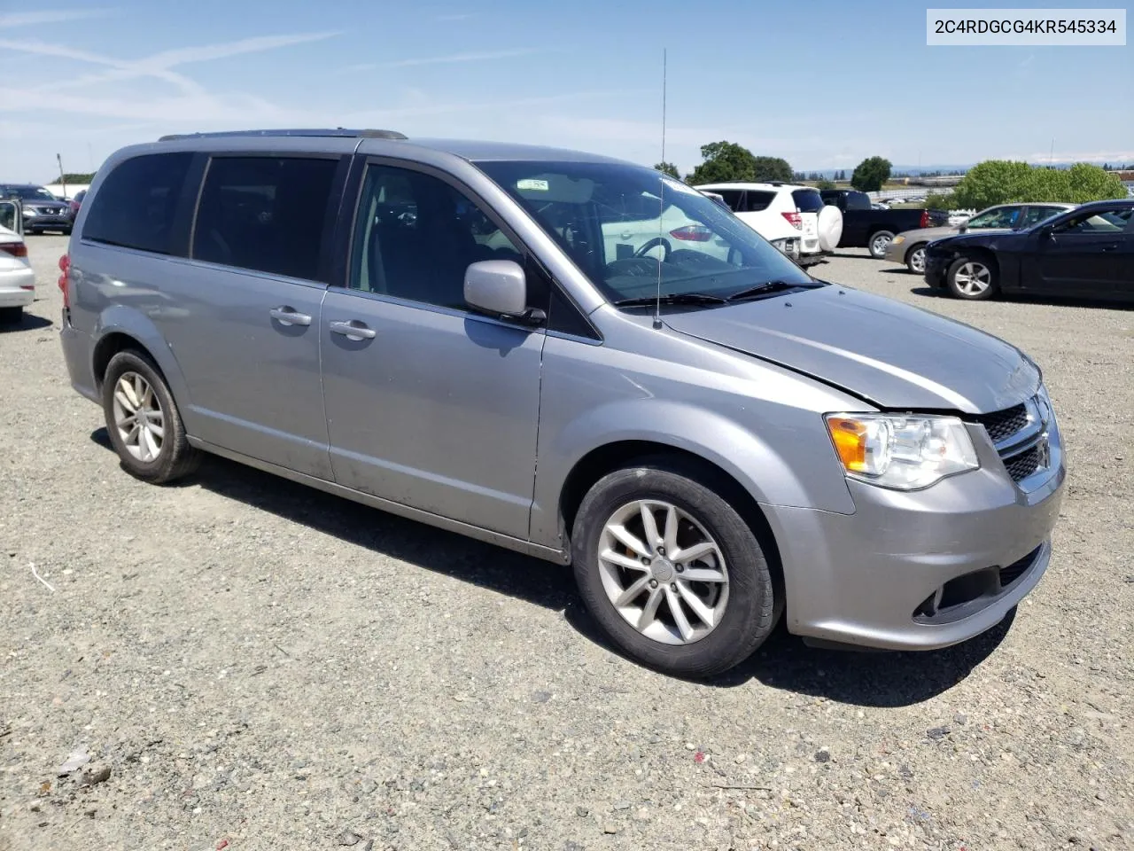 2C4RDGCG4KR545334 2019 Dodge Grand Caravan Sxt