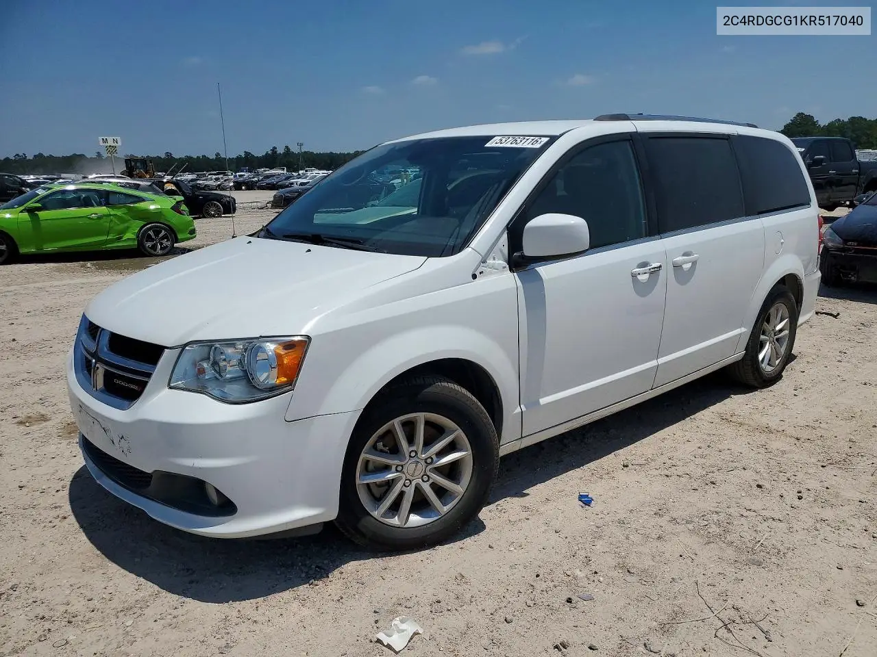 2C4RDGCG1KR517040 2019 Dodge Grand Caravan Sxt