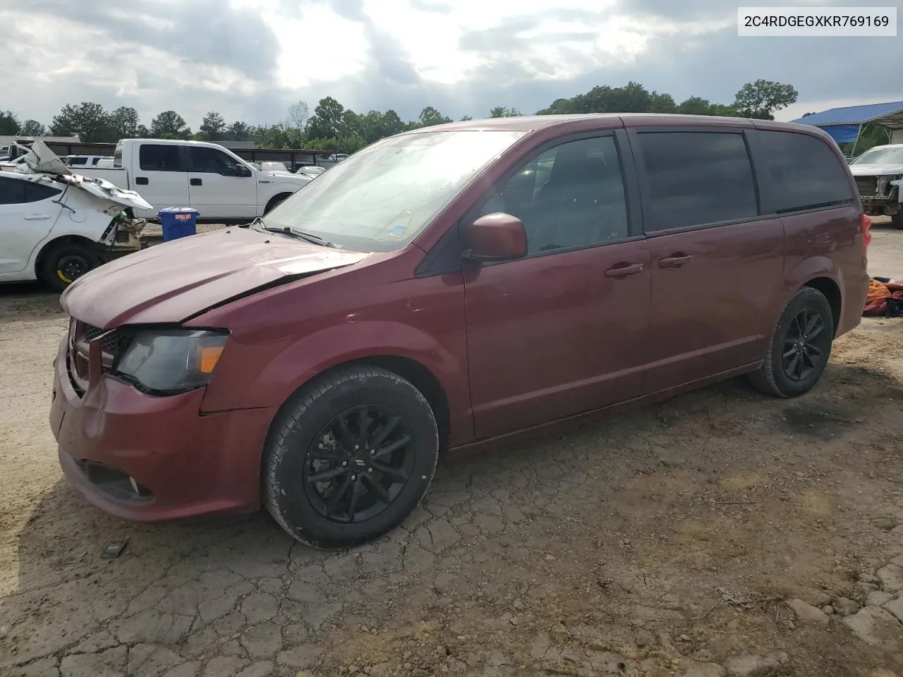 2C4RDGEGXKR769169 2019 Dodge Grand Caravan Gt