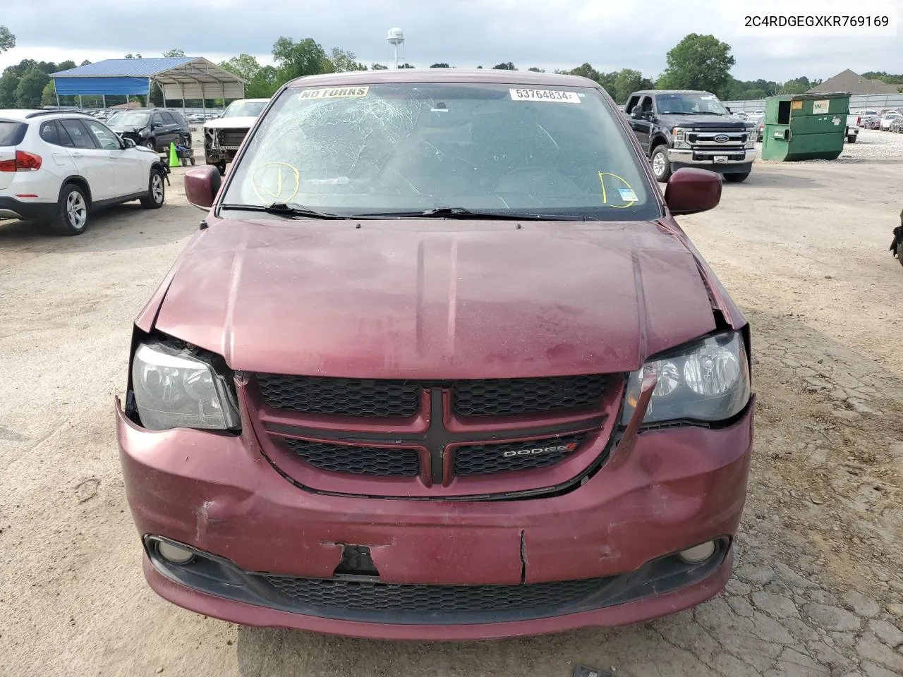 2C4RDGEGXKR769169 2019 Dodge Grand Caravan Gt