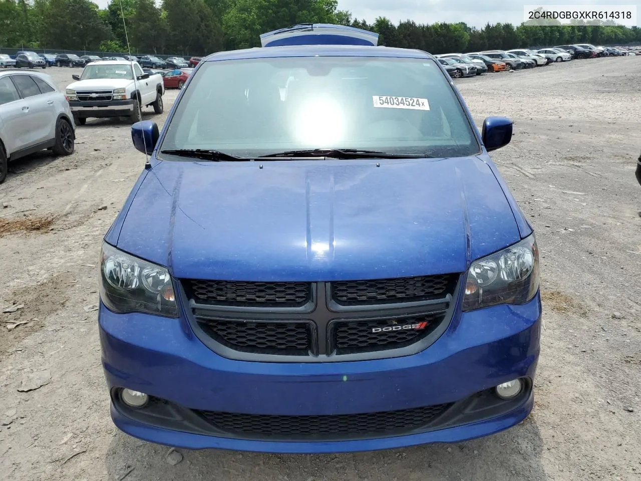 2019 Dodge Grand Caravan Se VIN: 2C4RDGBGXKR614318 Lot: 54034524