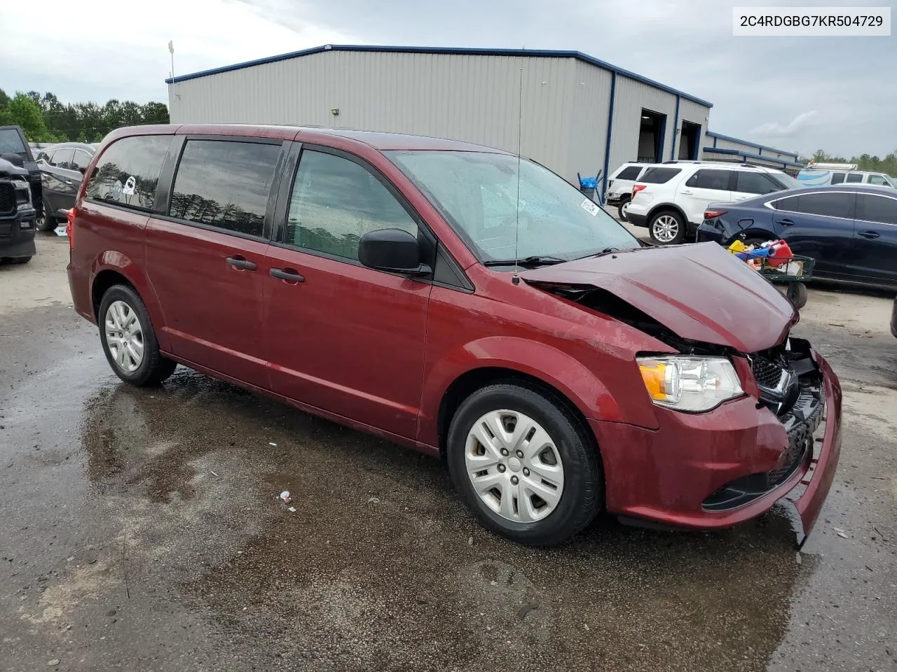 2C4RDGBG7KR504729 2019 Dodge Grand Caravan Se