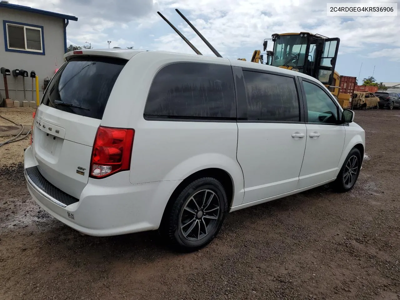 2C4RDGEG4KR536906 2019 Dodge Grand Caravan Gt