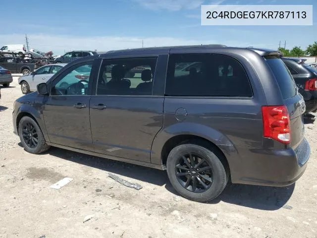 2C4RDGEG7KR787113 2019 Dodge Grand Caravan Gt