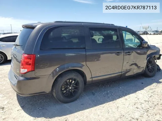 2C4RDGEG7KR787113 2019 Dodge Grand Caravan Gt