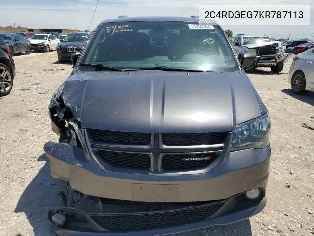 2C4RDGEG7KR787113 2019 Dodge Grand Caravan Gt