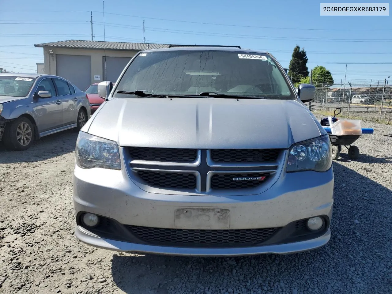 2019 Dodge Grand Caravan Gt VIN: 2C4RDGEGXKR683179 Lot: 54468364