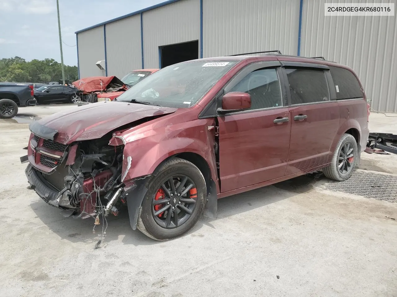 2C4RDGEG4KR680116 2019 Dodge Grand Caravan Gt