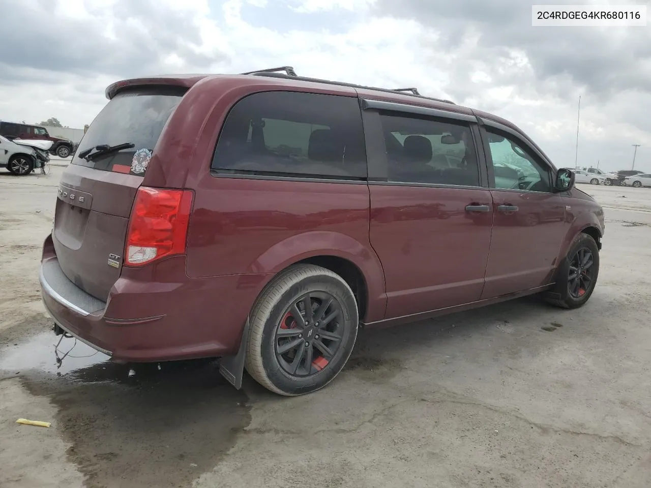 2C4RDGEG4KR680116 2019 Dodge Grand Caravan Gt