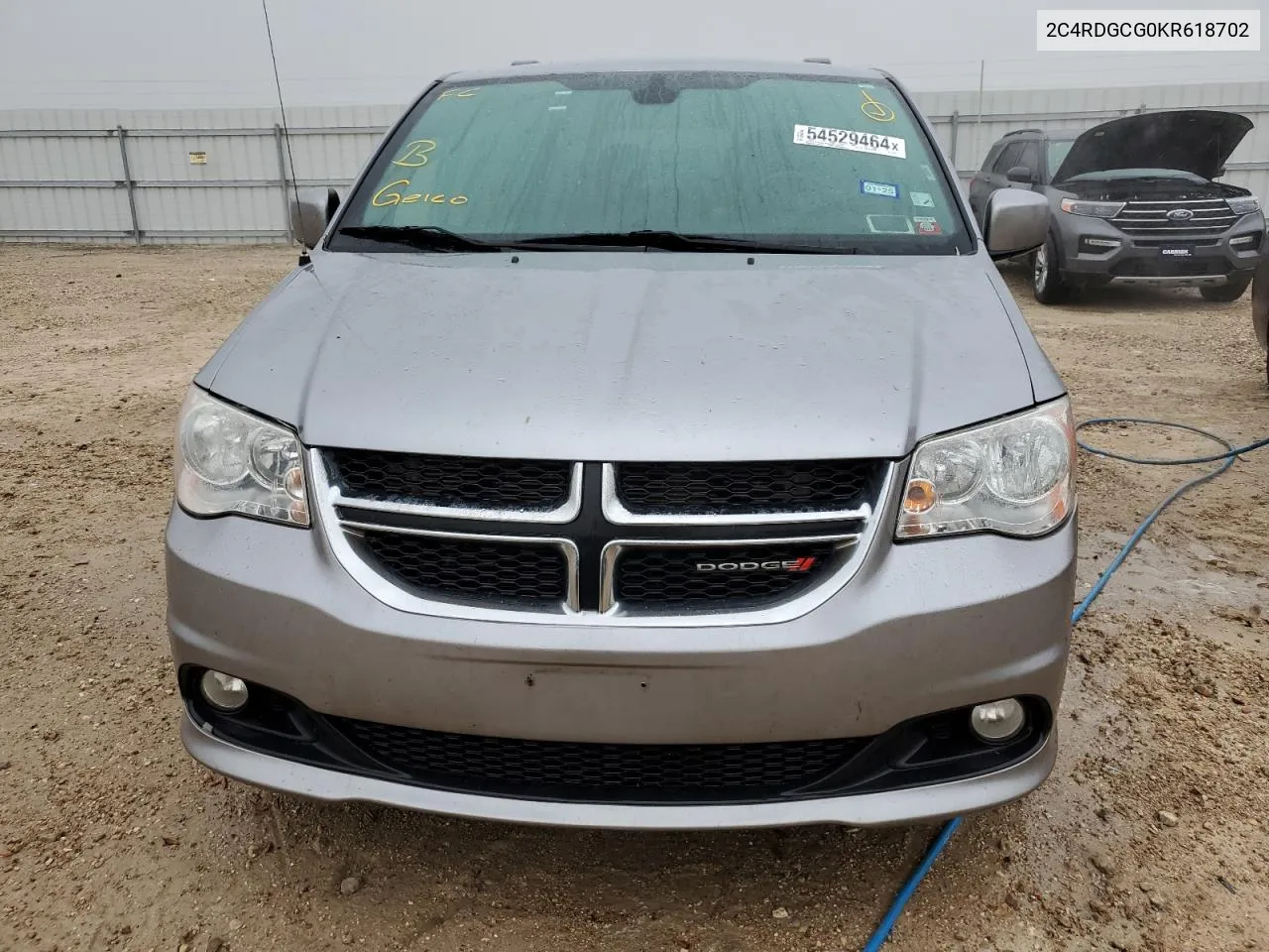 2019 Dodge Grand Caravan Sxt VIN: 2C4RDGCG0KR618702 Lot: 54529464