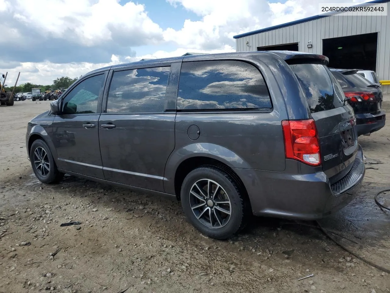 2C4RDGCG2KR592443 2019 Dodge Grand Caravan Sxt