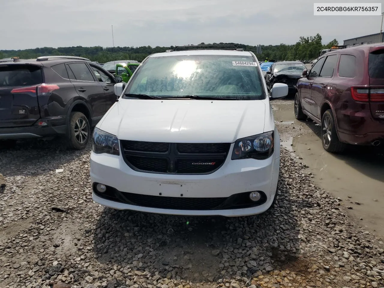 2019 Dodge Grand Caravan Se VIN: 2C4RDGBG6KR756357 Lot: 54604294