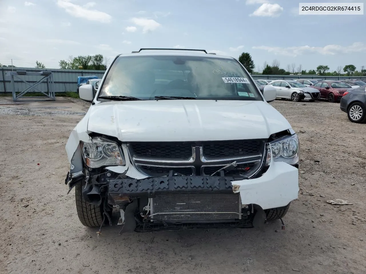 2C4RDGCG2KR674415 2019 Dodge Grand Caravan Sxt