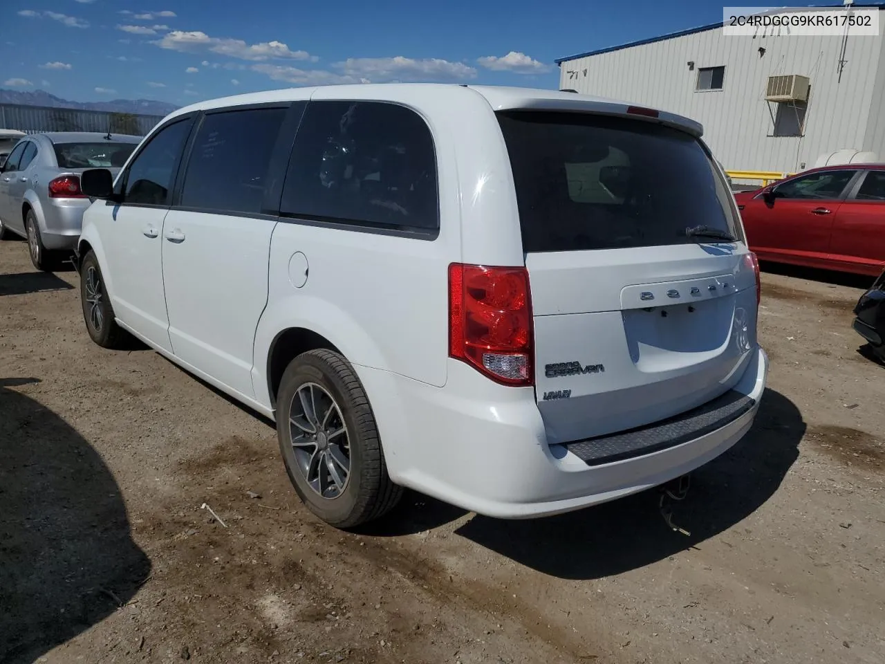 2019 Dodge Grand Caravan Sxt VIN: 2C4RDGCG9KR617502 Lot: 54652234