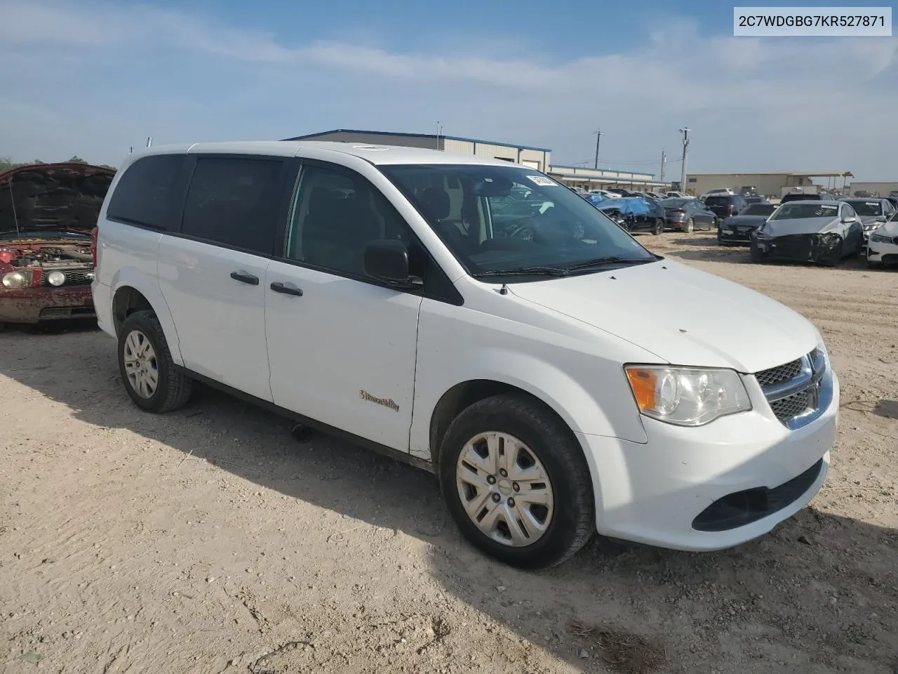 2C7WDGBG7KR527871 2019 Dodge Grand Caravan Se