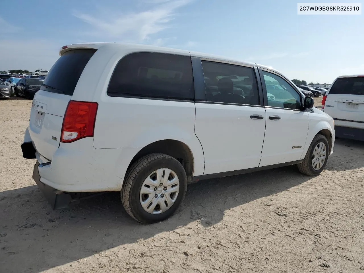 2019 Dodge Grand Caravan Se VIN: 2C7WDGBG8KR526910 Lot: 54736664