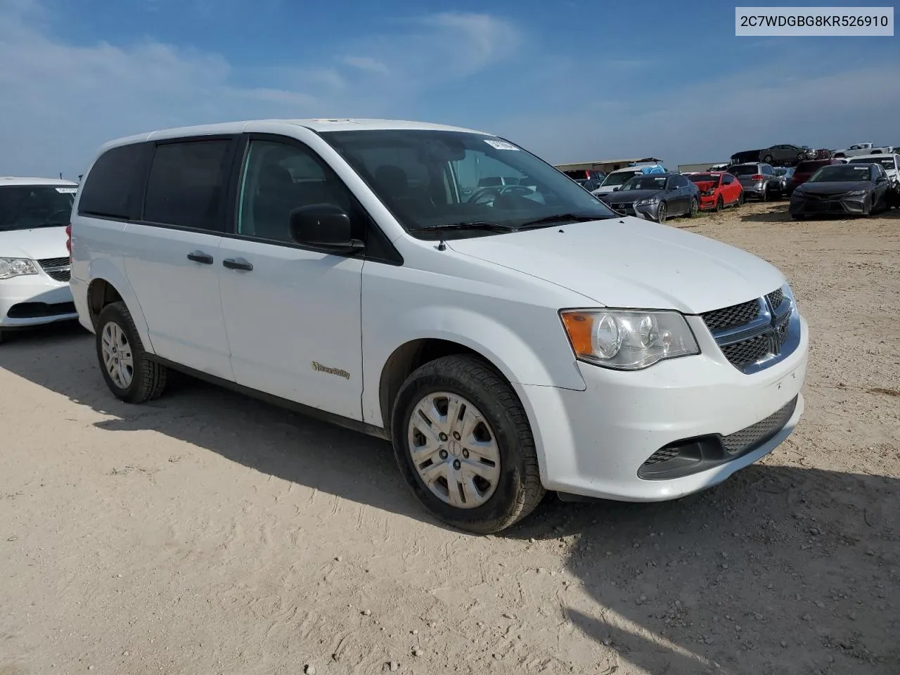 2C7WDGBG8KR526910 2019 Dodge Grand Caravan Se