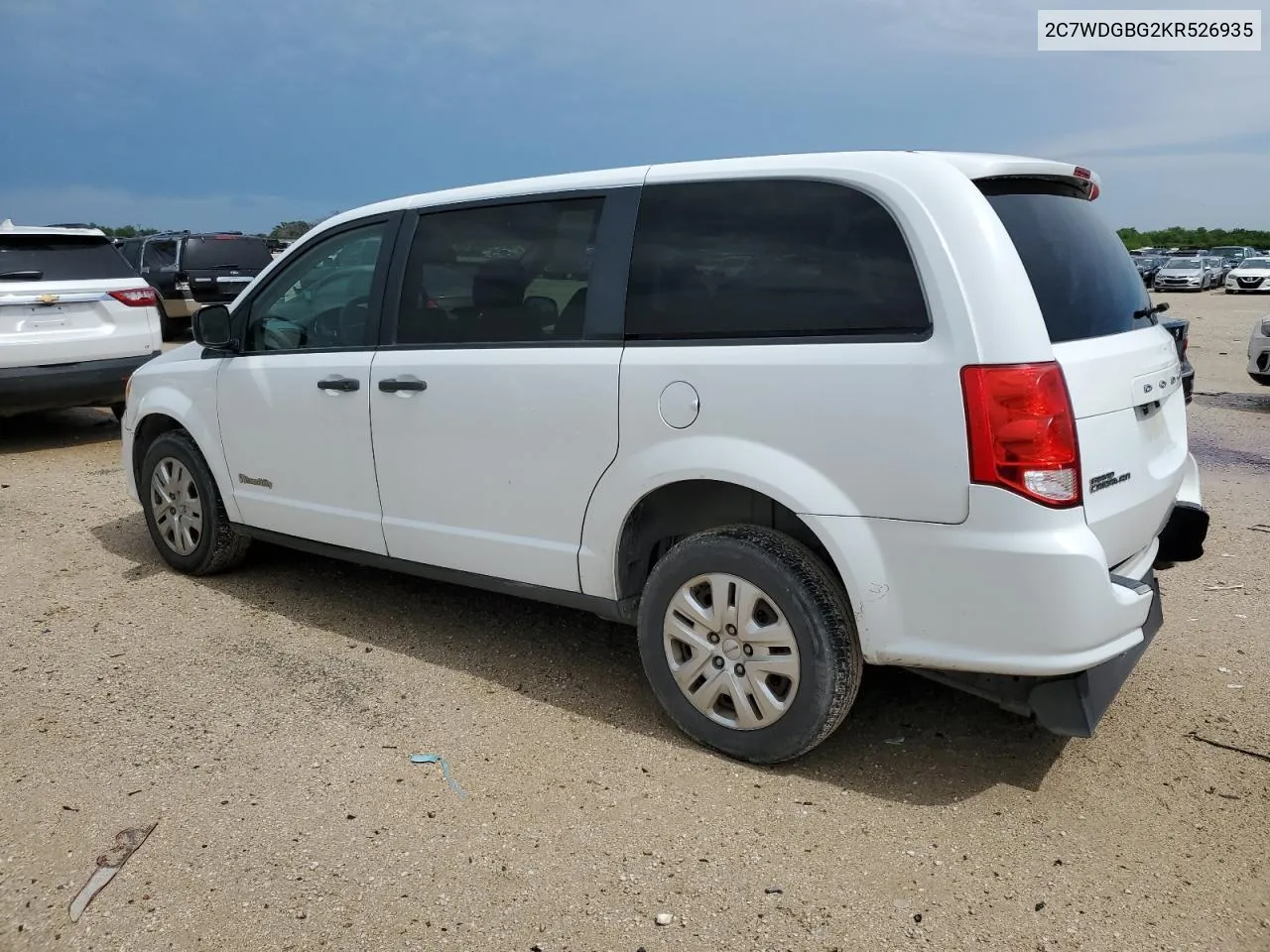 2019 Dodge Grand Caravan Se VIN: 2C7WDGBG2KR526935 Lot: 54737114