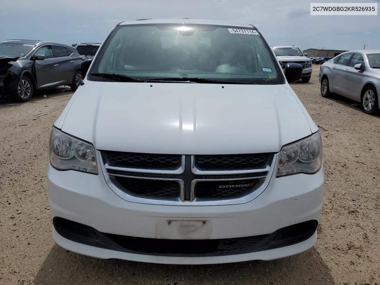 2019 Dodge Grand Caravan Se VIN: 2C7WDGBG2KR526935 Lot: 54737114