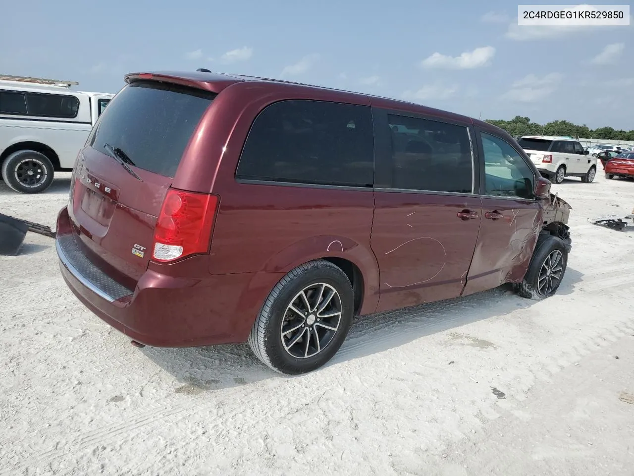 2019 Dodge Grand Caravan Gt VIN: 2C4RDGEG1KR529850 Lot: 55073014