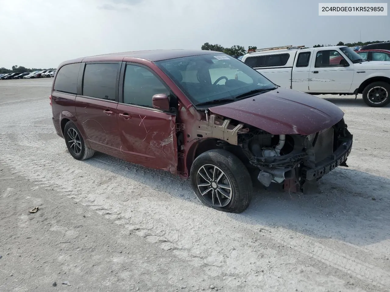 2019 Dodge Grand Caravan Gt VIN: 2C4RDGEG1KR529850 Lot: 55073014