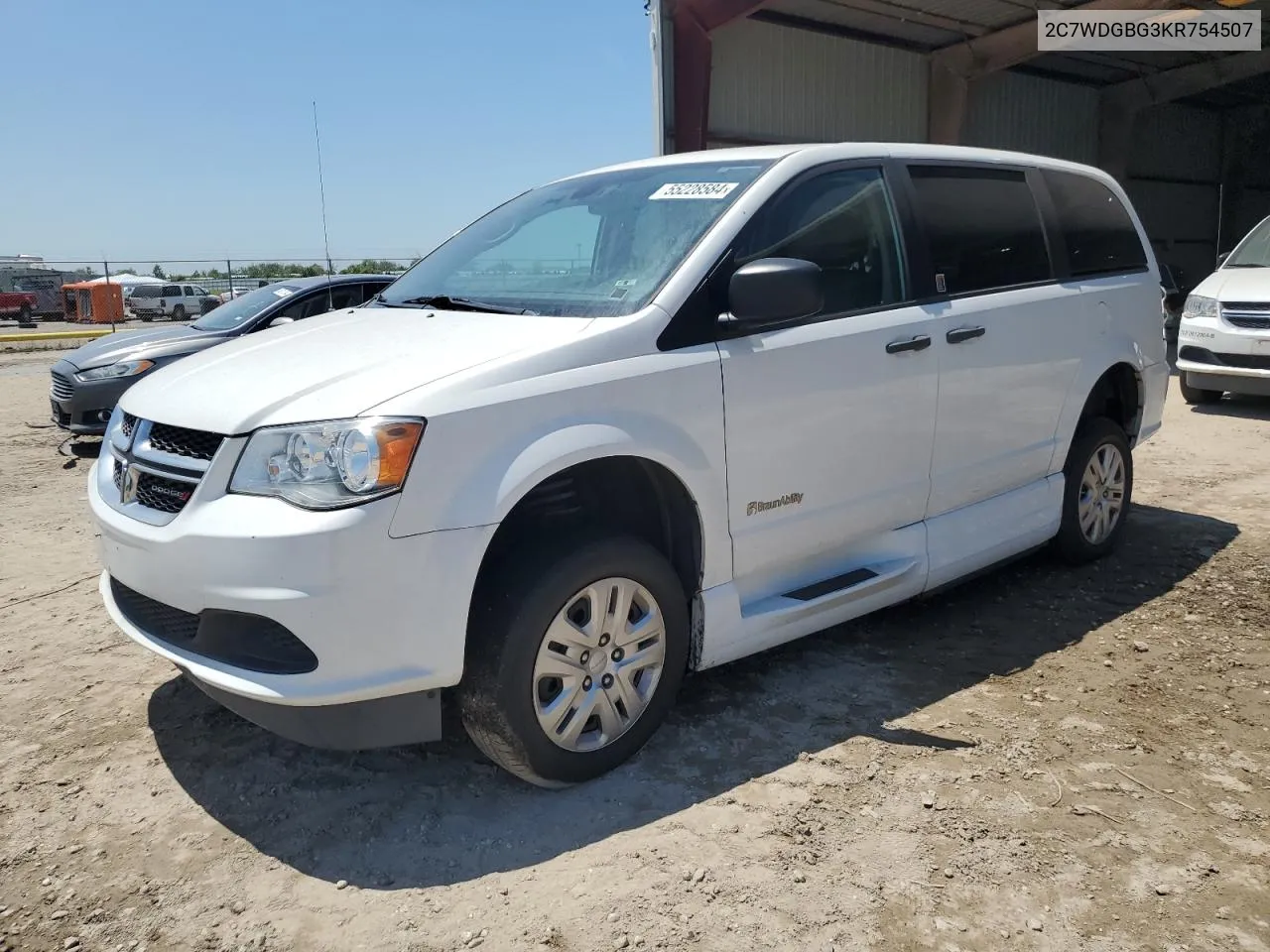 2019 Dodge Grand Caravan Se VIN: 2C7WDGBG3KR754507 Lot: 55228584