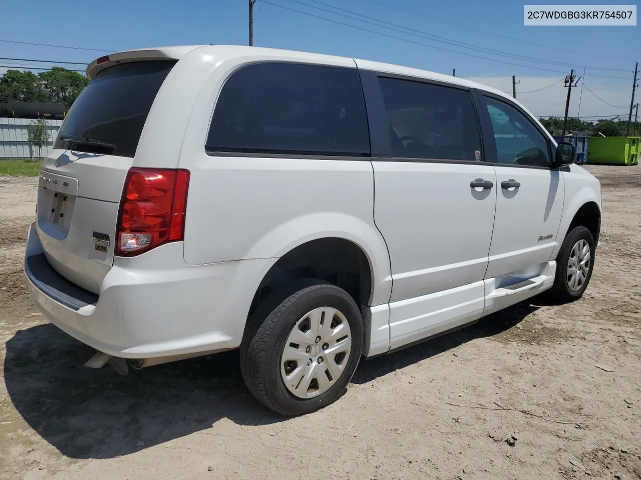 2C7WDGBG3KR754507 2019 Dodge Grand Caravan Se