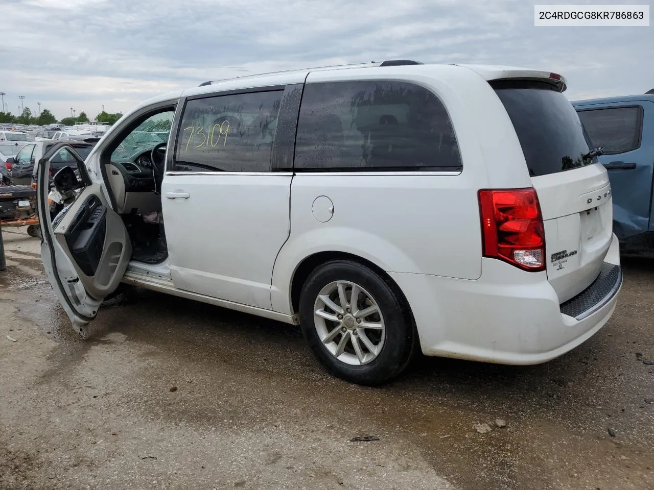 2019 Dodge Grand Caravan Sxt VIN: 2C4RDGCG8KR786863 Lot: 55283754