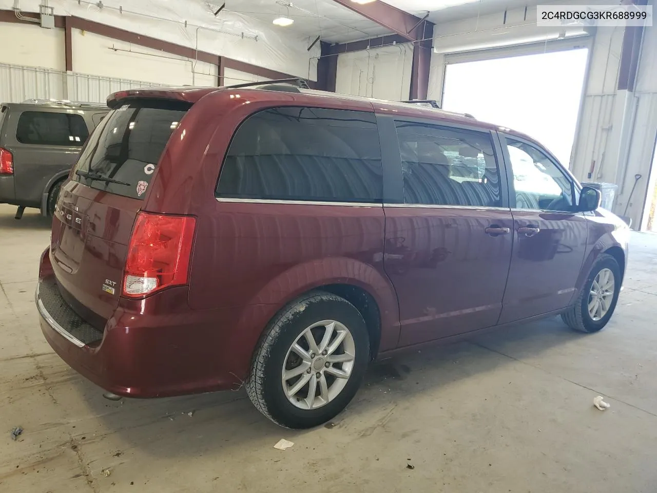 2019 Dodge Grand Caravan Sxt VIN: 2C4RDGCG3KR688999 Lot: 55404114