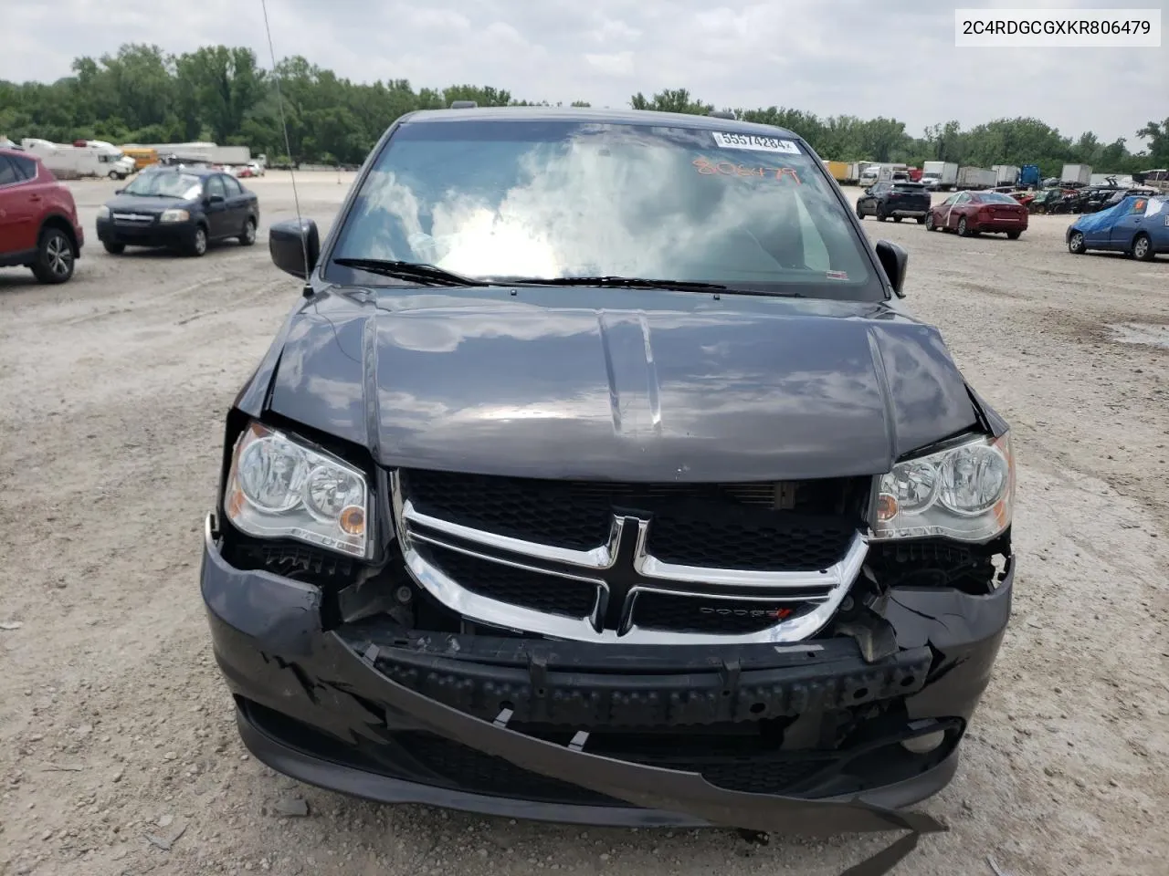 2C4RDGCGXKR806479 2019 Dodge Grand Caravan Sxt